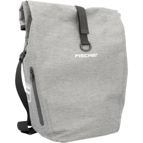 Fischer  Gepäckträgertasche PLUS Cita grau Kuriertasche