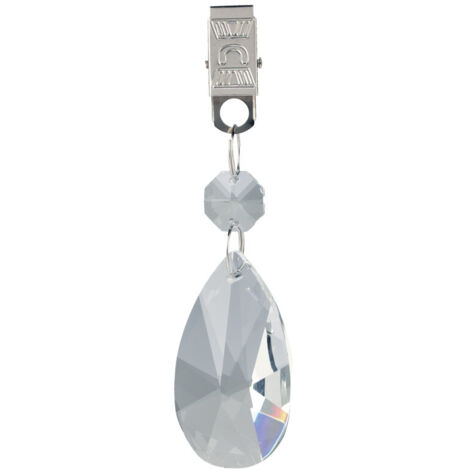 d-c-fix Tischtuchbeschwerer Kristall transparent Kristallform, 4 Stück (1/2)