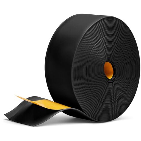 PRIMO Weichsockelleiste selbstklebend schwarz 13×48 mm 10 m