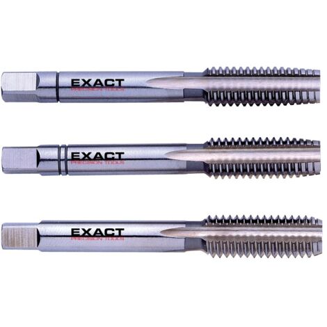 EXACT Handgewindebohrer Satz DIN 352 HSS M10 SB - 30106 (1/3)