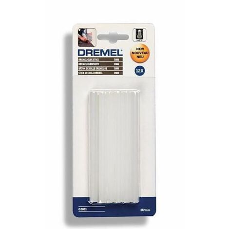 Dremel GG01 Heißklebesticks 7 mm 100 mm Transparent 65 g 12 St.