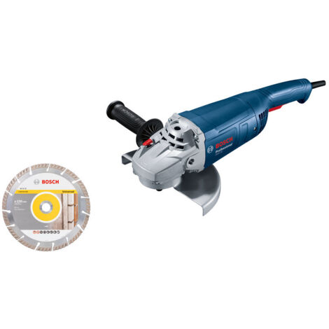 Bosch Winkelschleifer GWS 20-230 P mit Diamanttrennscheibe Standard for Universal