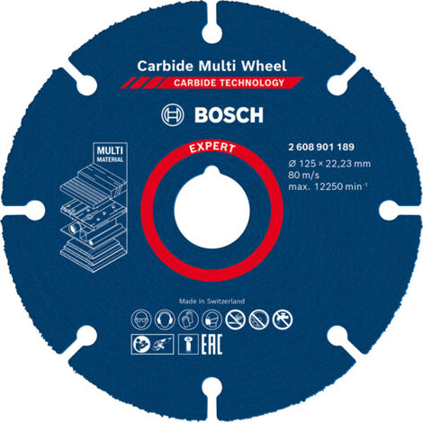 Bosch Expert Trennscheibe Multiwheel Ø 125 mm Bohrung 22,23 mm Trennscheibe