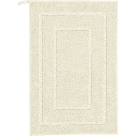 Kleine Wolke Badteppich Nico sandbeige Polyester 50 x 80 cm Badvorleger, Teppiche & Toilettensitzabdeckungen