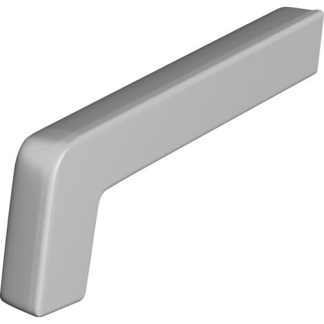 Sarei PVC Seitenteile silber 70 mm Fensterbank (1/2)