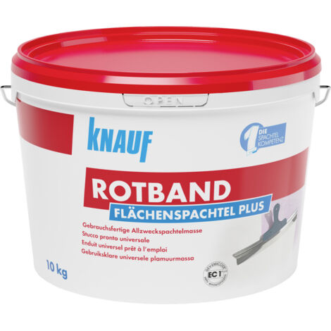Knauf Rotband Flächenspachtel Plus 10 kg Spachtelmasse