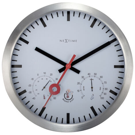 Nextime Außenwanduhr Clematis 4307ST Ø 35 cm Wanduhr (1/5)