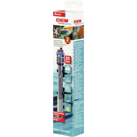 Eheim thermocontrol 25 Aquarienheizer Temperatur-Einstellung 18 bis 34 °C Thermometer