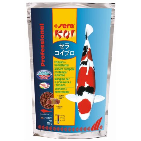 Sera Koifutter Professional Spring & Fall 500 g Schwamm-/Mattenfilter