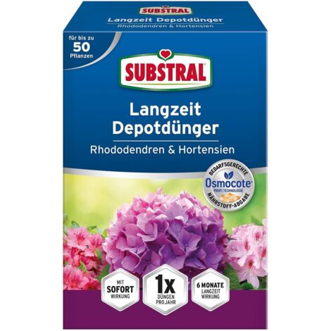 Substral Langzeit Depotdünger Rhododendren und Hortensien 750 g Dünger (1/4)