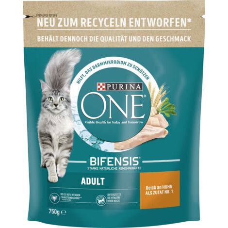 Purina ONE Adult reich an Huhn und Vollkorn-Getreide 750 g Trockenfutter