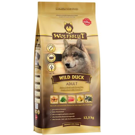 Wolfsblut Wild Duck Adult Trockenfutter - Ente mit Kartoffel 12,5 kg Trockenfutter