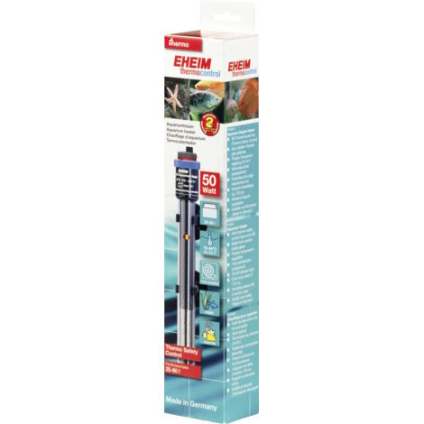 Eheim thermocontrol 50 Aquarienheizer Temperatur-Einstellung 18 bis 34 °C Thermometer