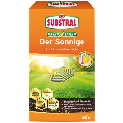 Substral Rasensamen Der Sonnige 1,125 kg besonders hochwertiger Rasensamen
