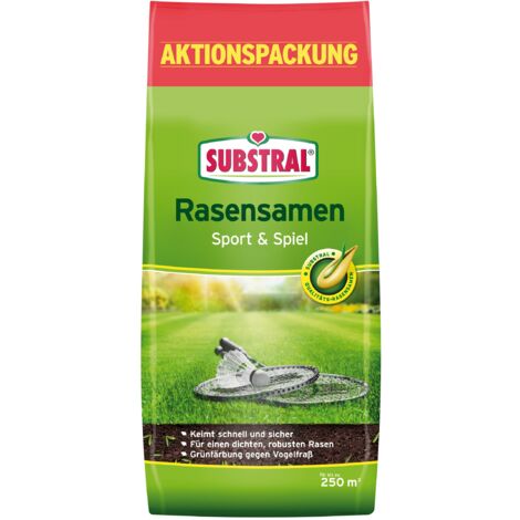 Substral Rasensamen Sport und Spiel 5,0 kg für bis zu 250 m2
