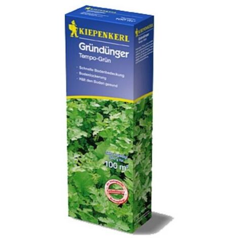 Kiepenkerl Gründünger Tempo Grün ca. 100 qm Keine Angabe