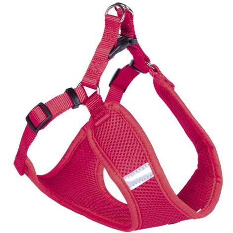 Nobby Hundegeschirr Mesh Reflect rot Brustgeschirr