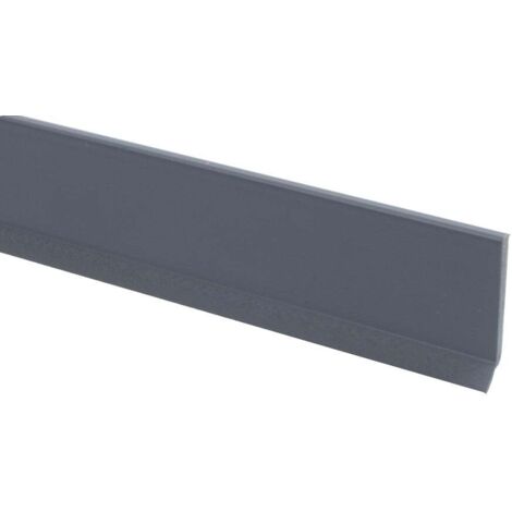 Primo Flachleiste 220 cm 30 x 2,5 mm anthrazit selbstklebend Sockelleiste