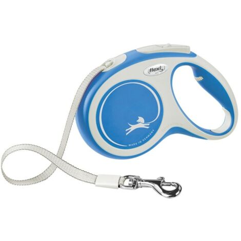 Flexi Hundeleine New Comfort blau, Gurt Automatikleine