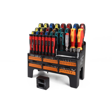 TrendLine Schraubendreher Bit Set 100-teilig inkl Magnetisierer Entmagnetisierer (1/3)