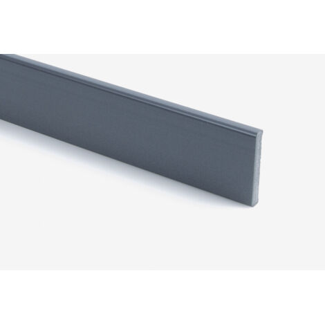 Primo Flachleiste 220 cm 25 x 4,5 mm anthrazit Sockelleiste