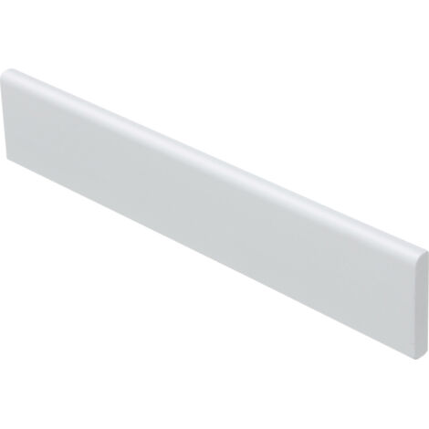 Abschlussleiste selbstklebend 250 x 4,3 cm x 7 mm, weiß Sockelleiste