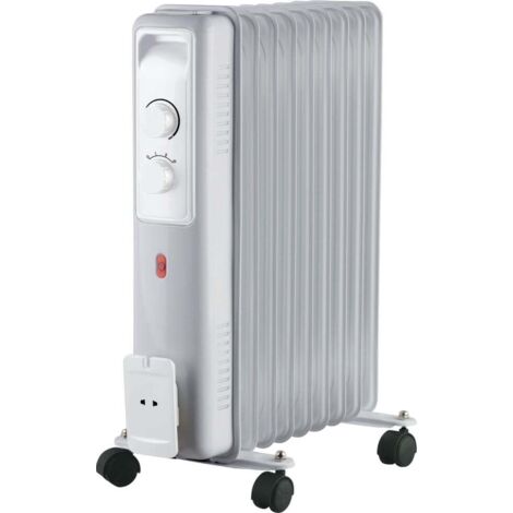 Primaster Ölradiator 9 Rippen 2000W Thermostat Heizgerät elektrische Heizung