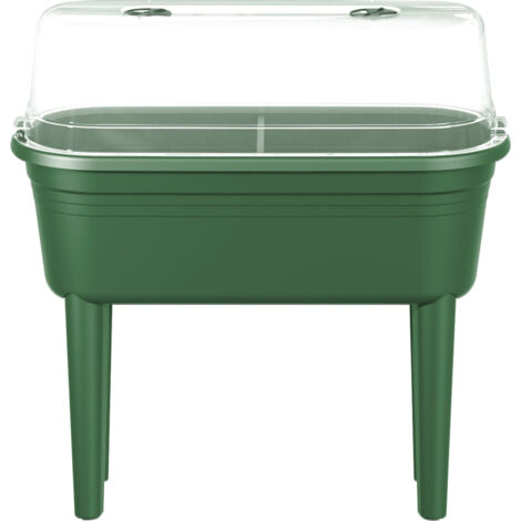 Florus Anzuchttisch Set 79,5 x 37 x 78 cm grün Hochbeet
