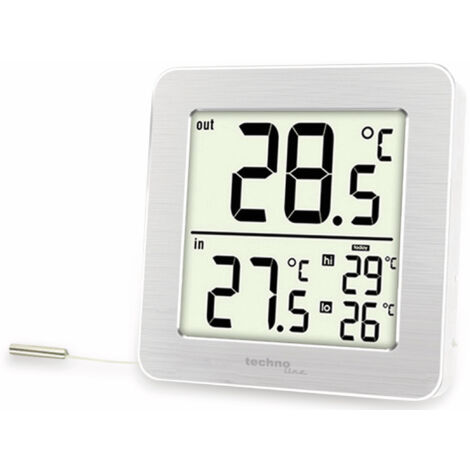 Technoline Temperaturstation WS 7049 weiß tragbare Wetterstation