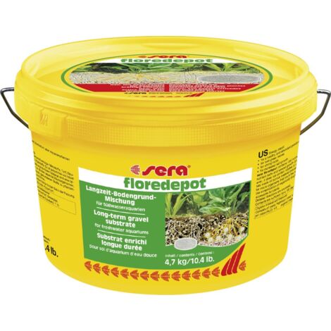 Sera Bodengrund für Süßwasseraquarien floredepot 3,6 L Pflanzendünger