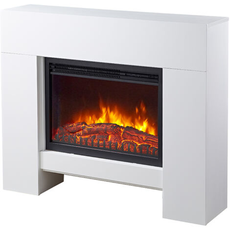 Essentials Elektrokamin 2000W Smart Home 84x100cm Kamin dimmbar 2 Heizstufen