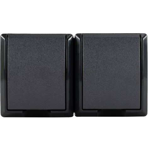 REV 0007091900 Aufputz-Steckdose IP44 Anthrazit