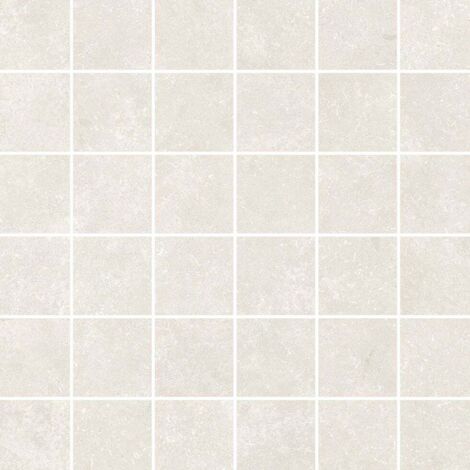 Mosaikfliese Stone Quadrat 30 x 30 cm elfenbein Steinmaß  ca. 5,0 x 5,0 cm Mosaikfliesen