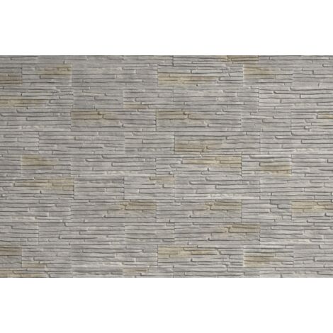 Verblender Nebia beige-braun Innen/Außen Wand Verblender 34 x 9 / 20 cm