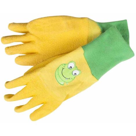 Kinderhandschuh Froggy, Größe 5 Material: Baumwolle und Latex