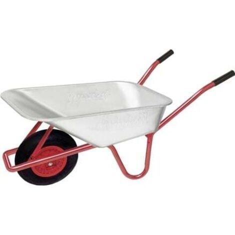 pro-bau-tec Schubkarre 85L Bauschubkarre 160kg Gartenkarre Luftreifen verzinkt