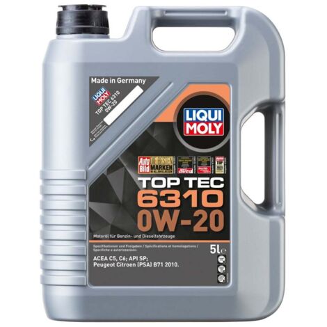 Liqui Moly Motoröl Top Tec 6310 0W-20 5L Motoröl (1/3)