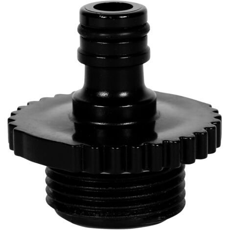 Einhell – Adapter 33,3 mm (1 Zoll) AG – Anschluss-Set für Pumpen mit Innengewinde – Gartenschlauch direkt anschließbar – Hochwertiger Kunststoff (1/2)