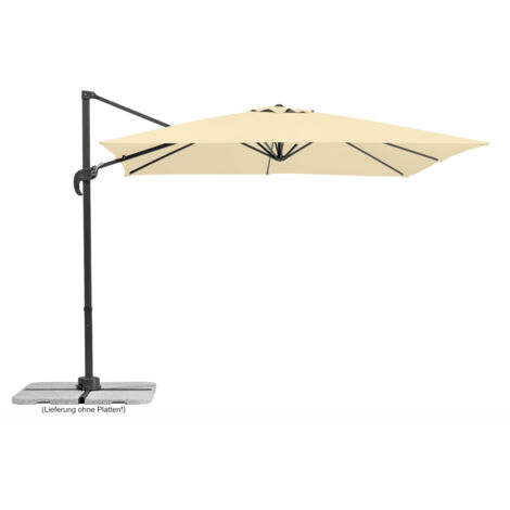 Schneider Ampelschirm Rhodos Junior natur 270 x 270 cm Ampelschirm