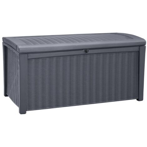 Keter Gartenbox Borneo anthrazit-graphit 130 x 70 x 63 cm Auflagenbox