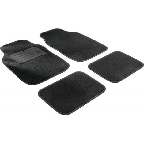 Walser Universal Fußmatten Velours Komplett-Set schwarz Fußmattenset (1/2)