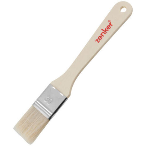 Zenker Backpinsel Fair 30 cm mit Holzgriff Küchenpinsel Küchenhelfer Backzubehör