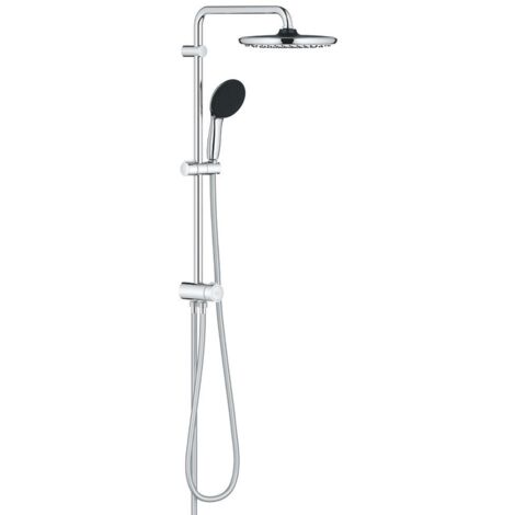 Grohe Duschsystem inkl. Umsteller Vitalio Start System 250 Flex chrom Komplettes Duschsystem