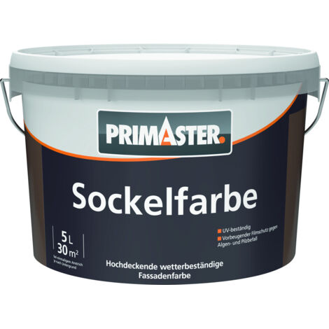 Primaster Sockel- und Dachfarbe 5 L nussbraun