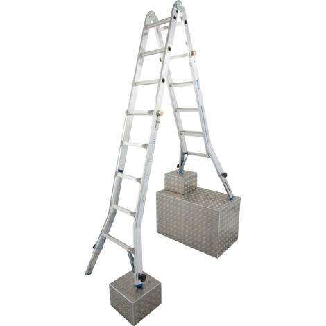 Krause Aluminium-Teleskopleiter STABILO 6,05 m Teleskopleiter