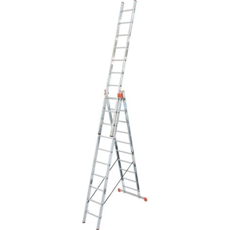 Krause Aluminium-Vielzweckleiter MONTO Triblio 7,65 m Viel-/ Mehrzweckleiter