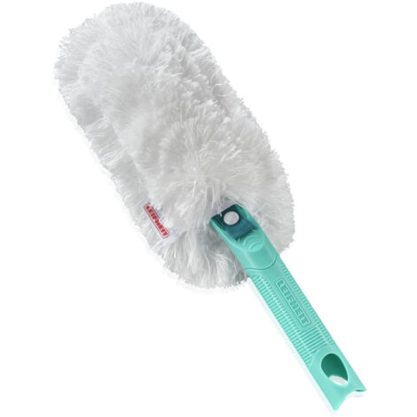 Leifheit Staubwedel Superduster M 27 cm Staubwischer weiß-türkis