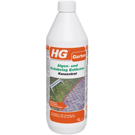 HG Algen und Grünbelag Entferner 1 L Grünbelagentferner