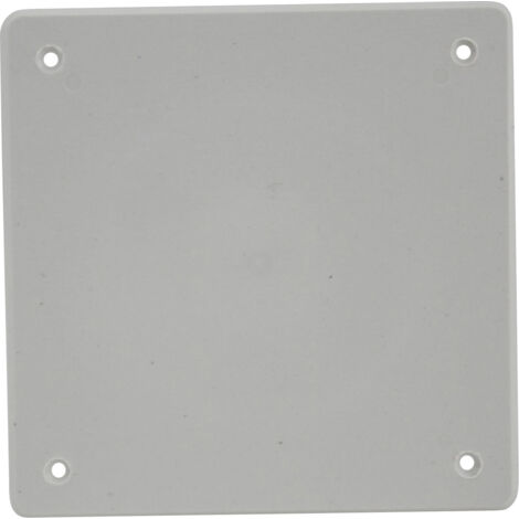 Deckel für Unterputz-Abzweigkasten 100 x 100 mm, weiß Schalterdosen & Abzweigdosen