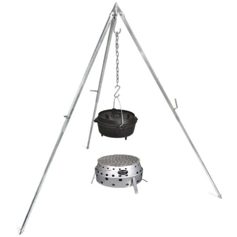 Petromax Feuerschale Atago Set inkl. Dreibein, Rost & Feuertopf ft9 Schwenkgrill (1/3)